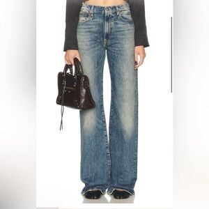 R13 Vintage Blue Flare Jane Jeans